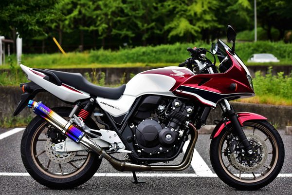 CB400 SB サイレンサーBEAMSスリップオン