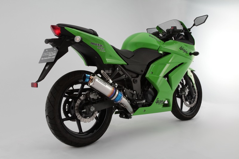 R-EVO ヒートチタン スリップオン：Ninja250R：2008～2012：政府