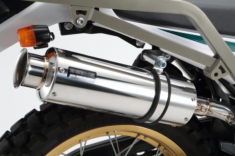 サブチャンバー付き フロントパイプ チタン：SEROW250 Fi：2008
