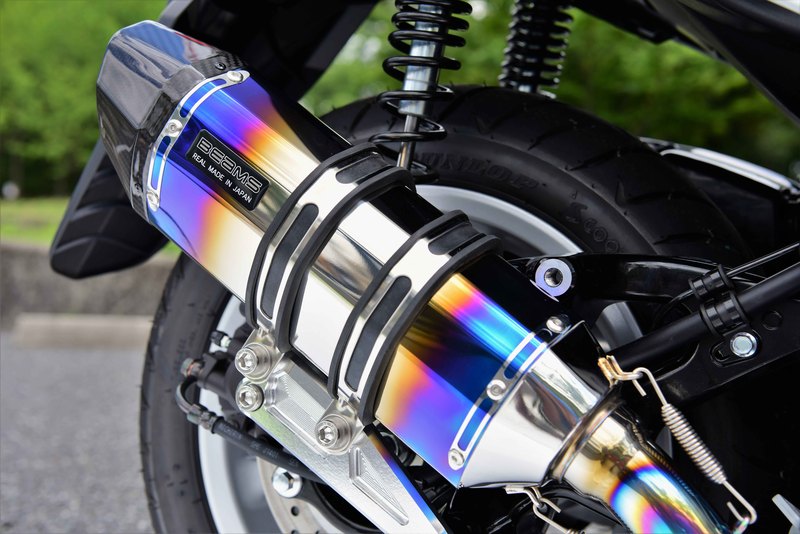 BEAMS CORSA-EVOⅡヒートチタン　N-MAX155（SG50J） CORSA-EVOⅡ ヒートチタン：N-MAX155：政府認証 ｜ BEAMS