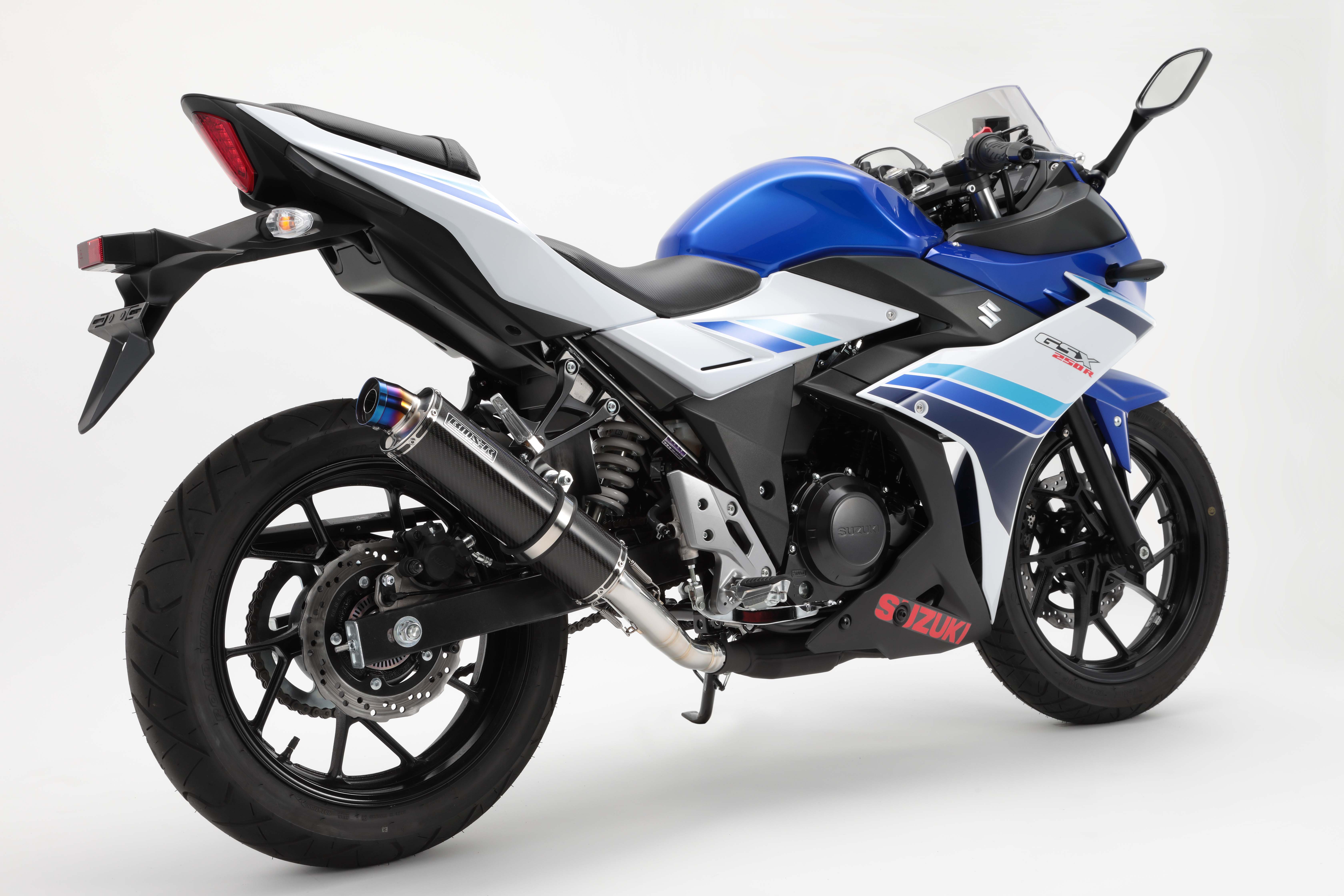 スズキgsx250r BEAMS製カーボンマフラー R-EVO カーボン スリップオン：GSX250R：2017〜：政府認証 ｜ BEAMS