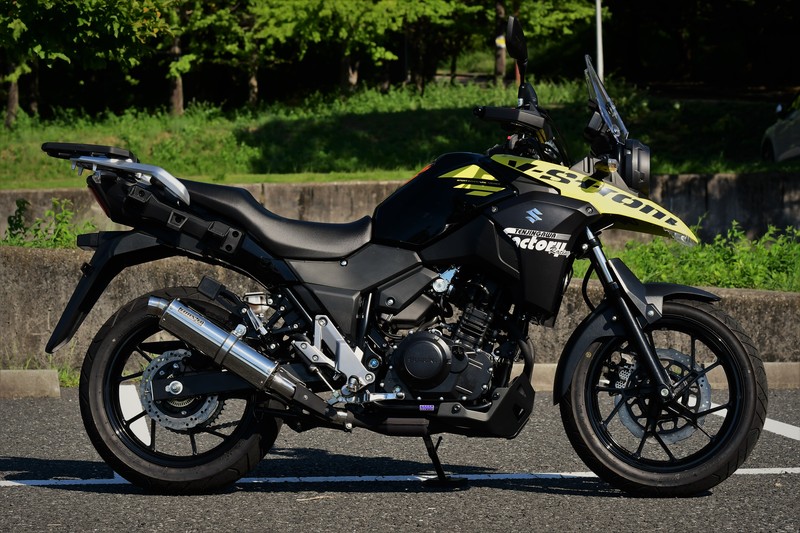 R-EVO ステンレス スリップオン：Vストローム250：政府認証 ｜ BEAMS