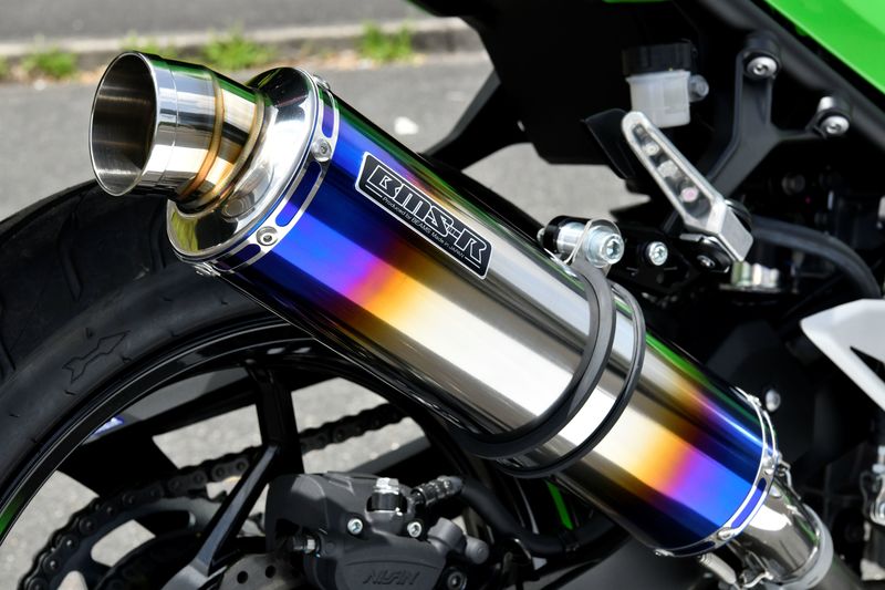 R-EVO ヒートチタン スリップオン：Ninja250 / Z250：2018