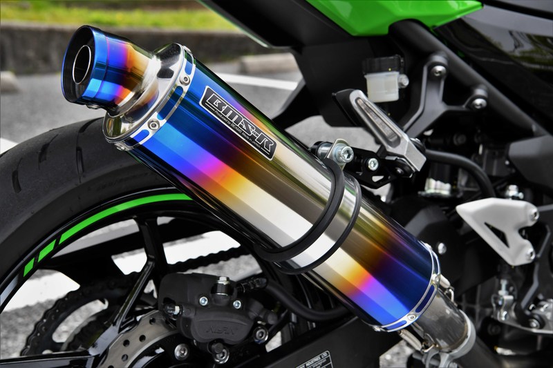 BEAMS R-EVO2 スリップオンマフラー Ninja400 R-EVO ヒートチタン スリップオン:Ninja400 / Z400:2018