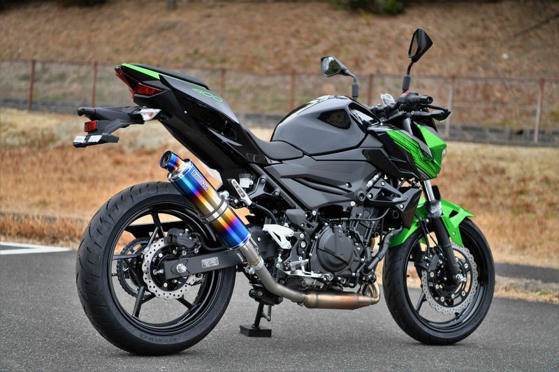 R-EVO ヒートチタン スリップオン：Ninja400 / Z400：2018