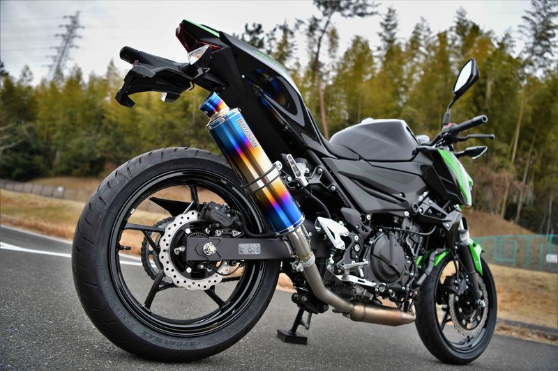 R-EVO ヒートチタン スリップオン：Ninja400 / Z400：2018