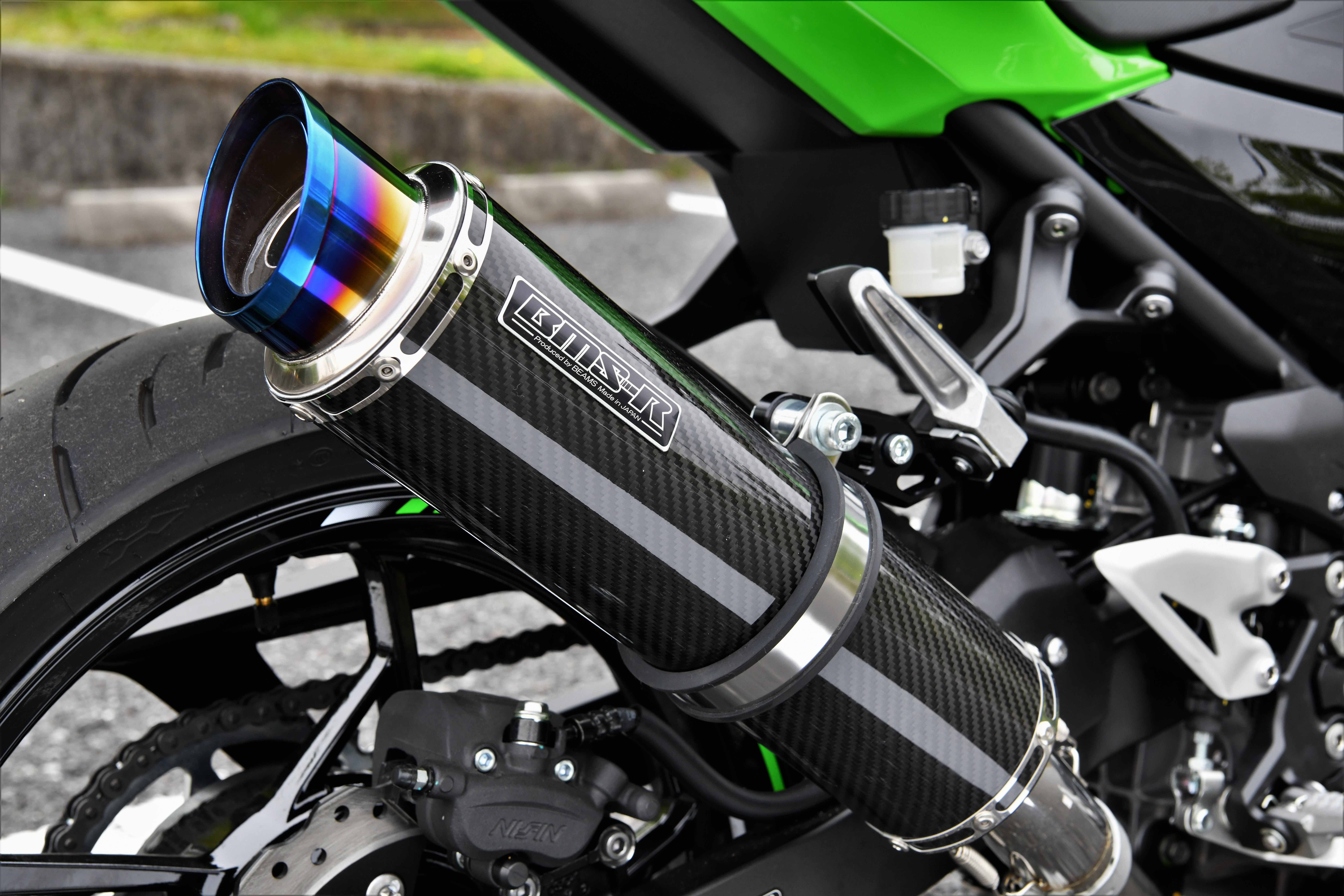 BEAMS R-EVO2 スリップオンマフラー Ninja400 Amazon | ビームス (BEAMS) R-EVO スリップオン カーボン