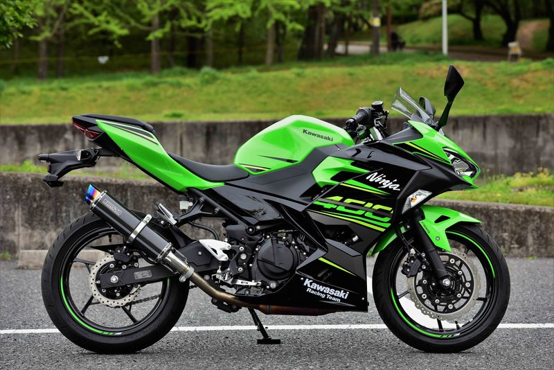 BEAMS R-EVO2 スリップオンマフラー ニンジャ400車検対応 Ninja400（ニンジャ400）18年 R-EVO2 スリップオンマフラー