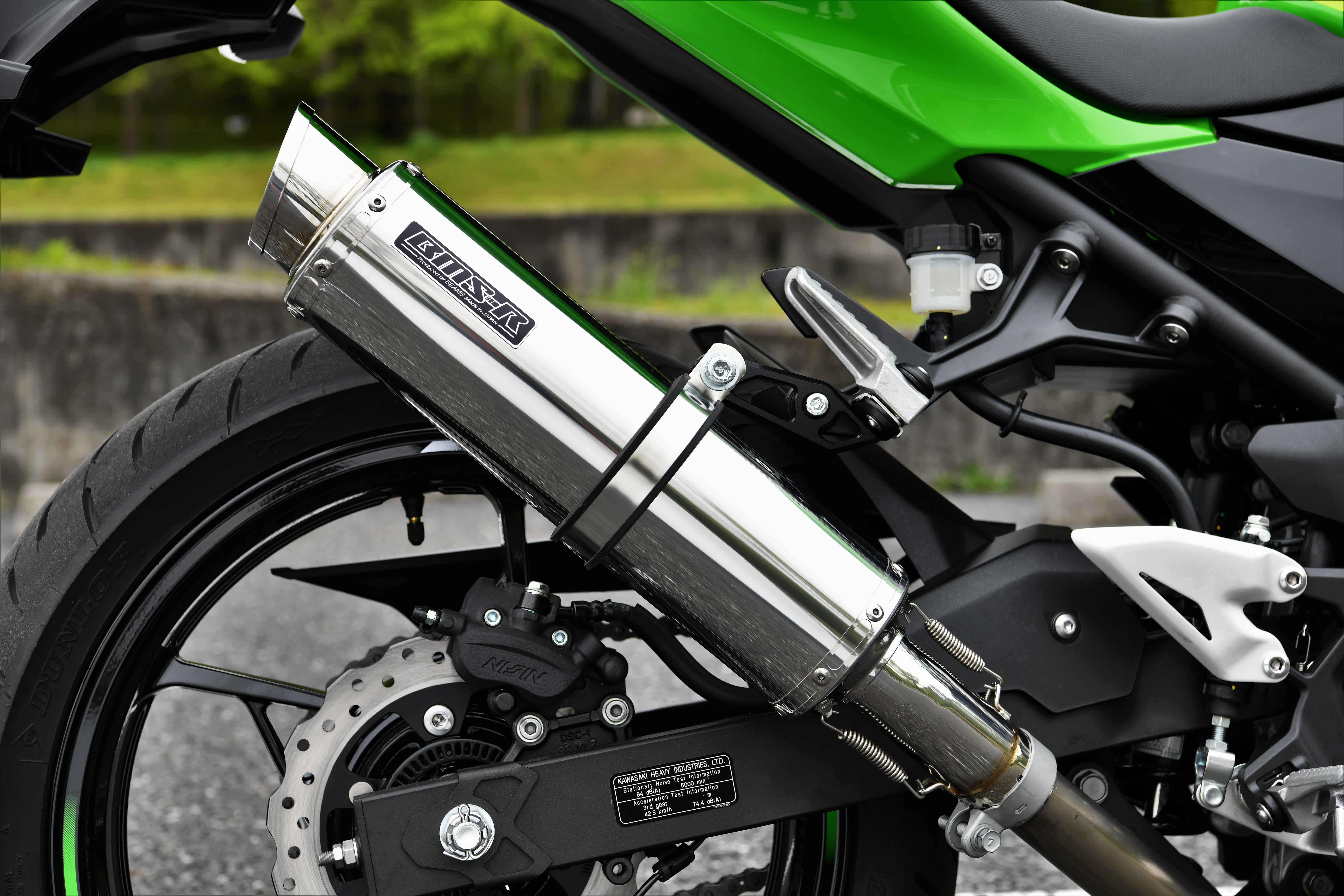R-EVO2 ステンレス スリップオン：Ninja400 / Z400：2018