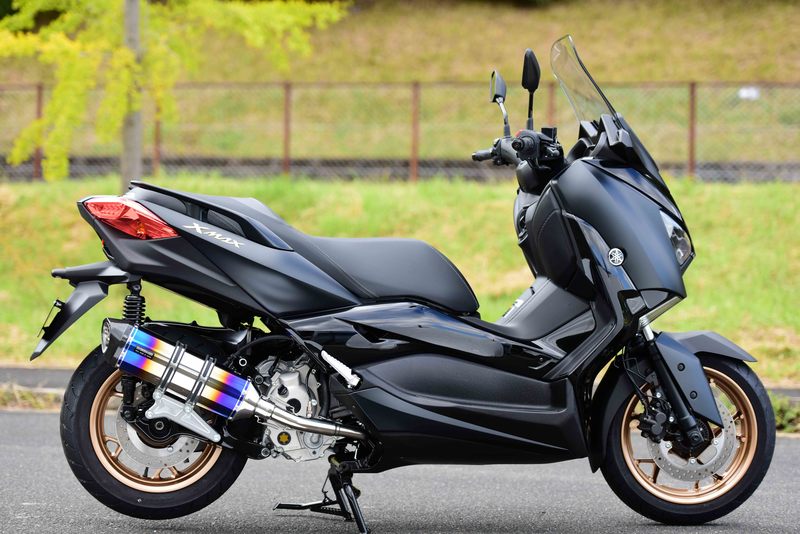 XMAX250 beamsGTコルサヒートチタンサイレンサー BEAMS マフラー G259-53-007 XMAX250 R-EVO ヒートチタン