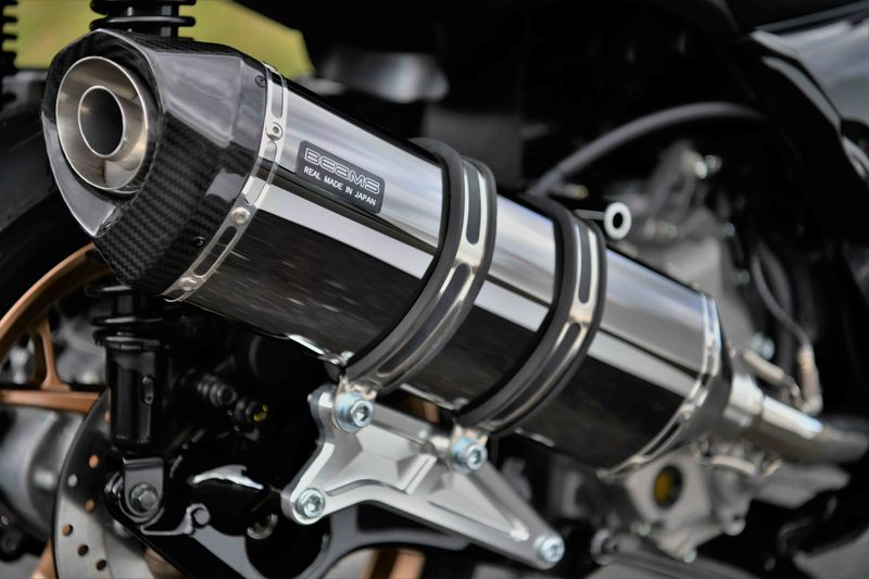 GT-CORSA スーパーメタルブラック フルエキゾースト：X-MAX250