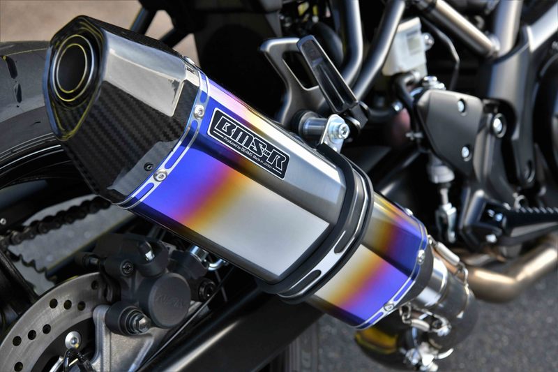 LCIパーツ　スリップオン　チタンマフラー　SV650X用 スズキ SV650 2016-2025｜LCIPARTS公式 スリップオンマフラー