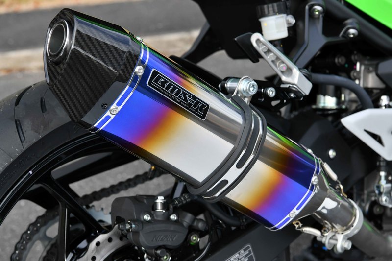 BEAMS R-EVO2 スリップオンマフラー Ninja400 CORSA-EVOⅡ ヒートチタン スリップオン：Ninja400 / Z400：2022