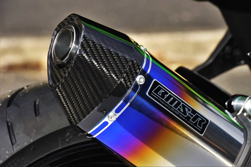 CORSA-EVOⅡ ヒートチタン スリップオン：Ninja400 / Z400：2022