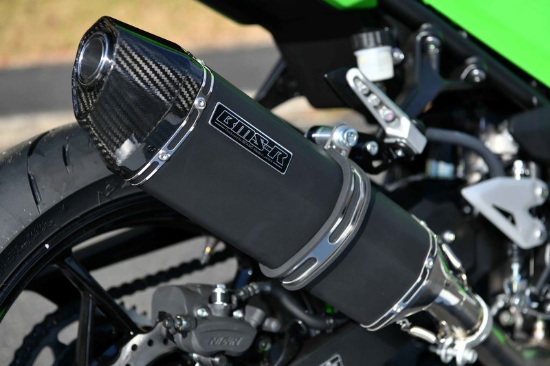 BEAMS Ninja400 スリップオン CORSA-EVOⅡ マットブラック スリップオン：Ninja400 / Z400