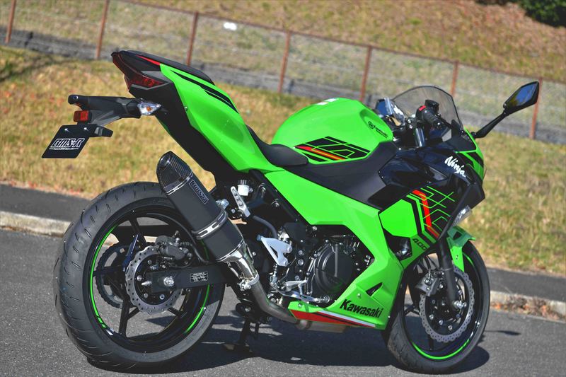 CORSA-EVOⅡ マットブラック スリップオン：Ninja400 / Z400