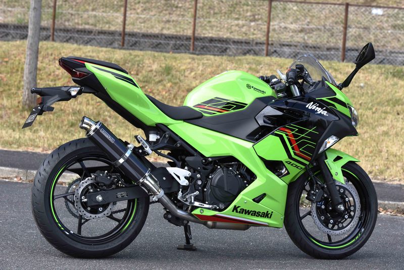 R-EVO カーボン スリップオン：Ninja400 / Z400：2022〜：政府
