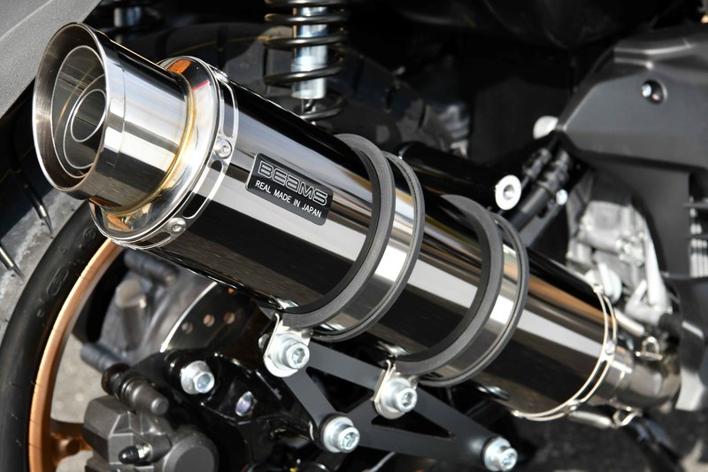 BEAMS CORSA-EVOⅡヒートチタン　N-MAX155（SG50J） CORSA-EVOⅡ ヒートチタン：N-MAX155：政府認証 ｜ BEAMS