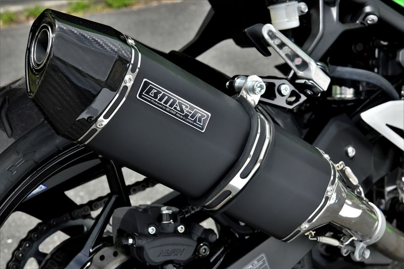 R-EVO ヒートチタン スリップオン：Ninja250：2022〜：政府認証