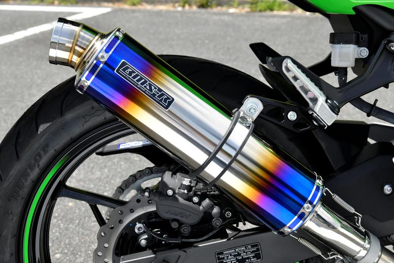 ビームス　R-EVO ヒートチタン　スリップオン　Ninja250 BEAMS ビームス バイク用 マフラー R-EVO スリップオン ヒート