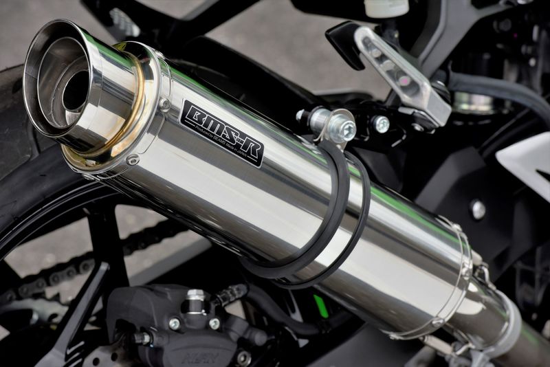 R-EVO ヒートチタン スリップオン：Ninja250：2022〜：政府認証