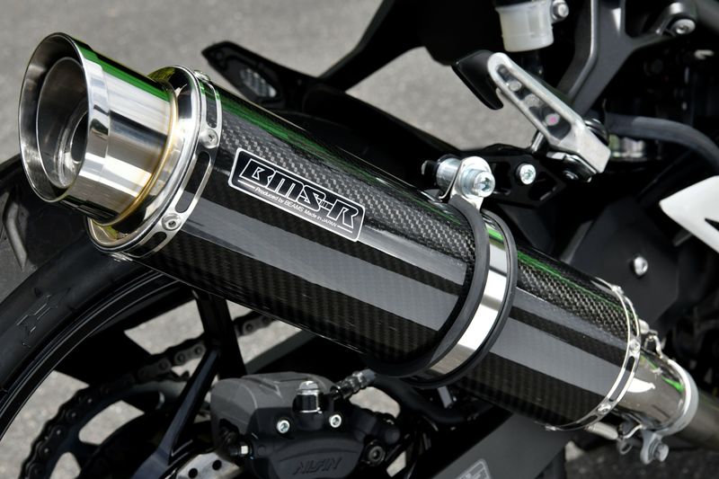 Ninja250R カーボンファイバー マフラー DCR製 Ninja250R(EX250K) オーバルカーボンマフラー [株式会社