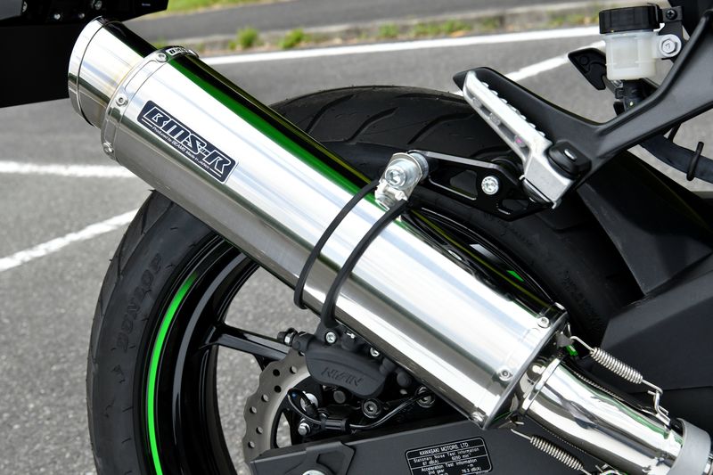 R-EVO2 ステンレス スリップオン：Ninja250 / Z250：2018