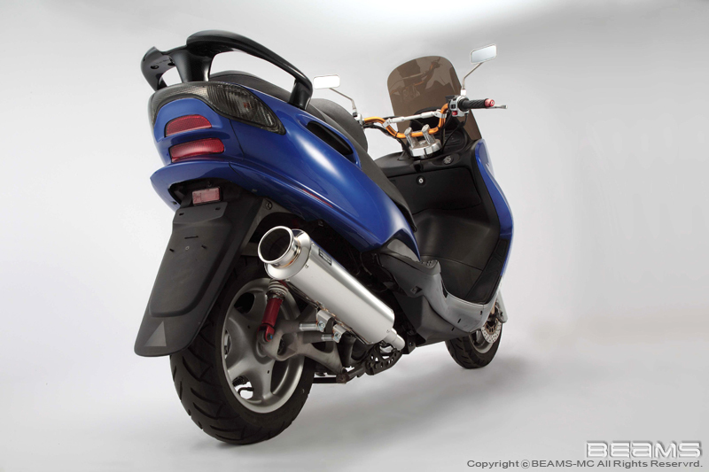 専用HMSヤマハ マジェスティ125 (5CA) M-DX ブルーマフラー Amazon | HMS ヤマハ マジェスティ125 (5CA) バイクマフラー