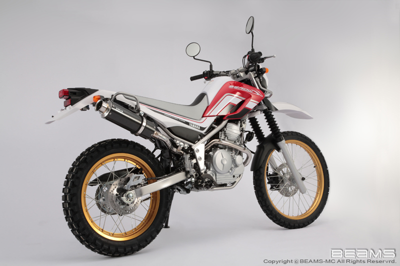 サブチャンバー付き フロントパイプ チタン：SEROW250 Fi：2008