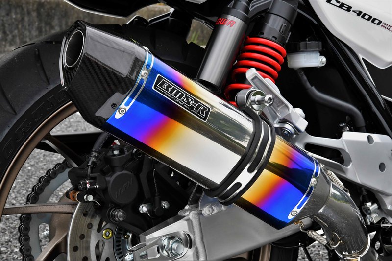 【大幅値下】CB400sf BEAMS BMS-Rスリップオンマフラー