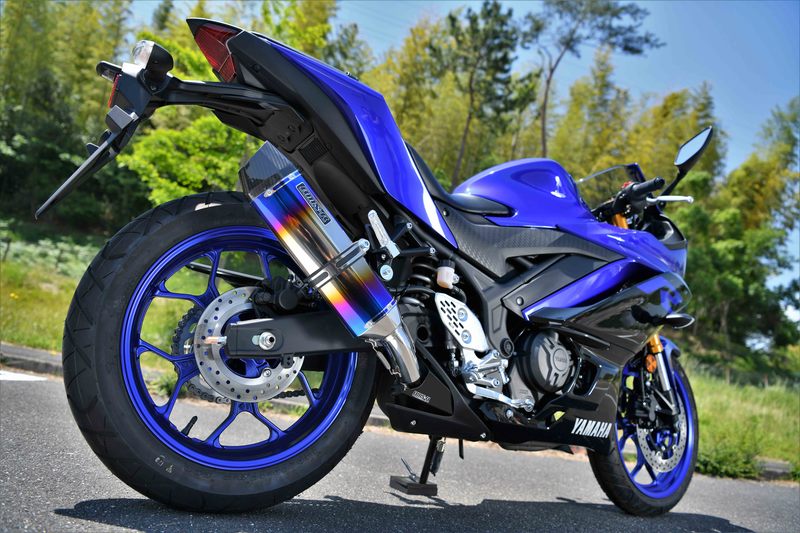 BMS-R YZF-R25 YZF-R3 チタン スリップオン マフラー 美品