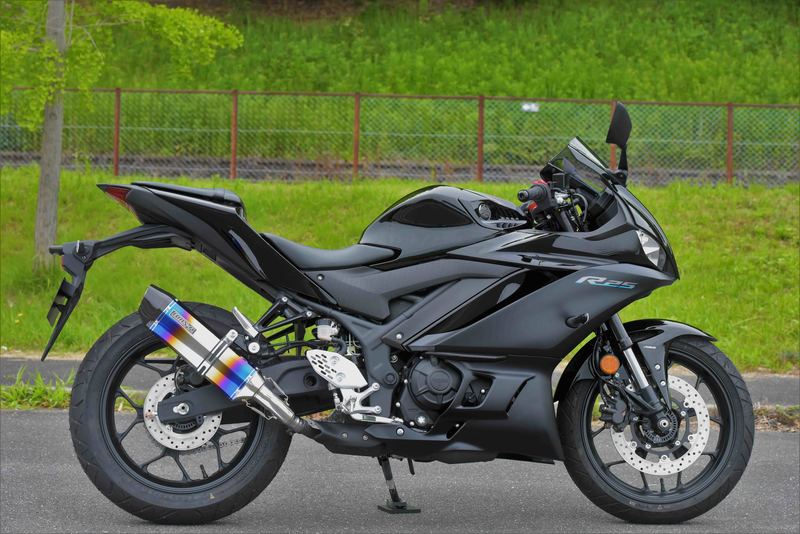 BMS-R YZF-R25 YZF-R3 チタン スリップオン マフラー 美品