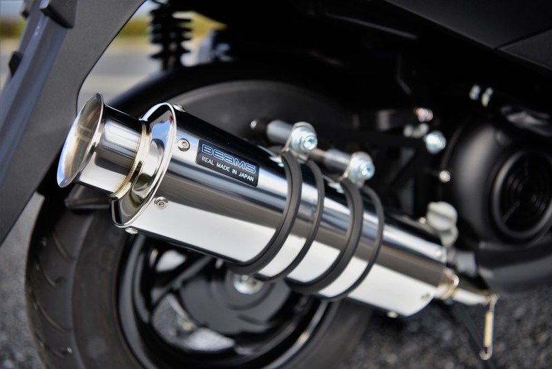 SS300 SP ヒートチタン フルエキゾースト：アクシスZ：政府認証