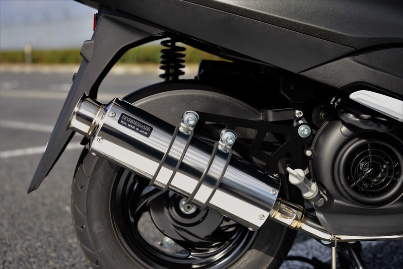 BEAMS SS300ソニック SP アクシスZ用 マフラー 中古 ビームス SS300 SP ヒートチタン フルエキゾースト：アクシスZ：政府認証